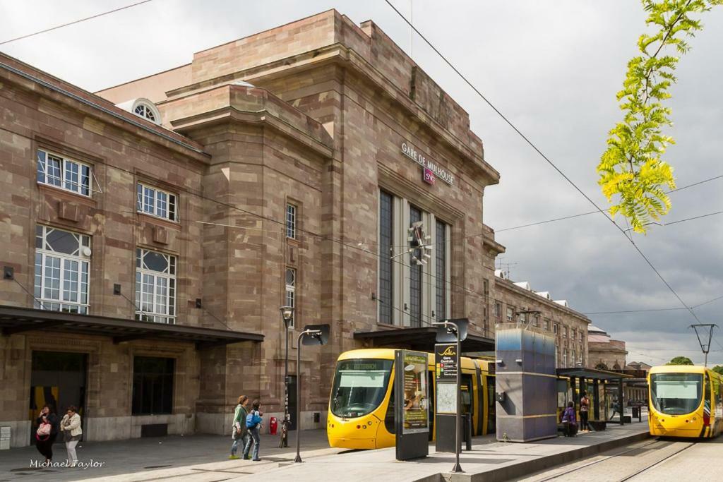 Apartamento Le Bas Rebberg - Face Gare Mulhouse Exterior foto